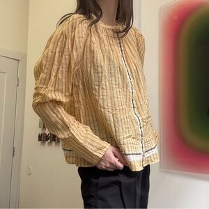 Ulla Johnson Striped Nejma Blouse